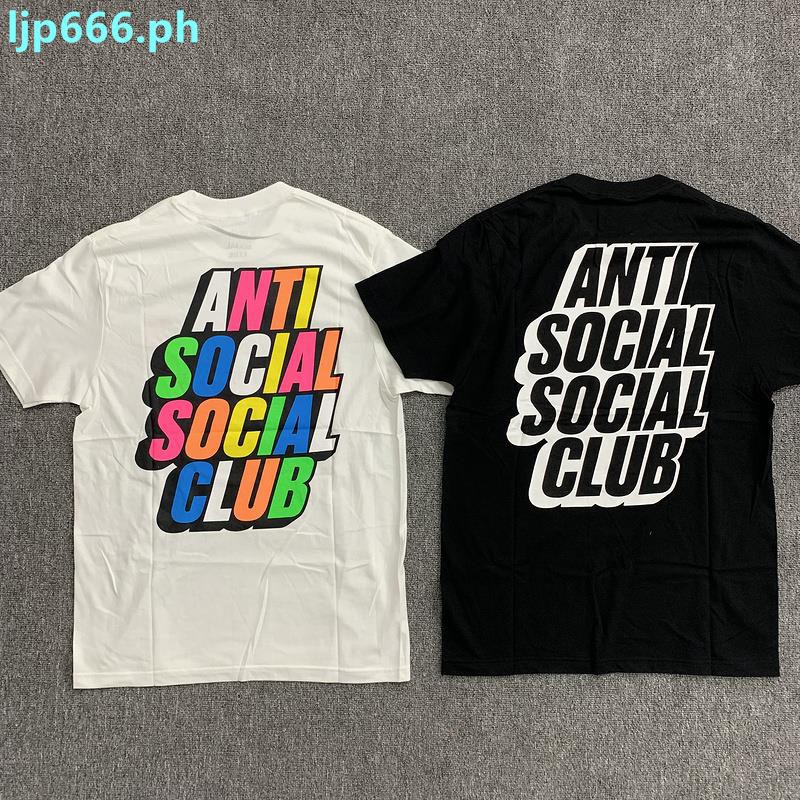 anti social social club hoodie rainbow