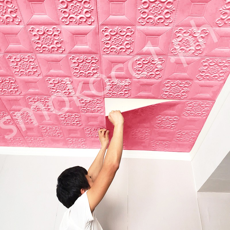Wallpaper ceiling foam  adhesive wall  decor 3d wall  
