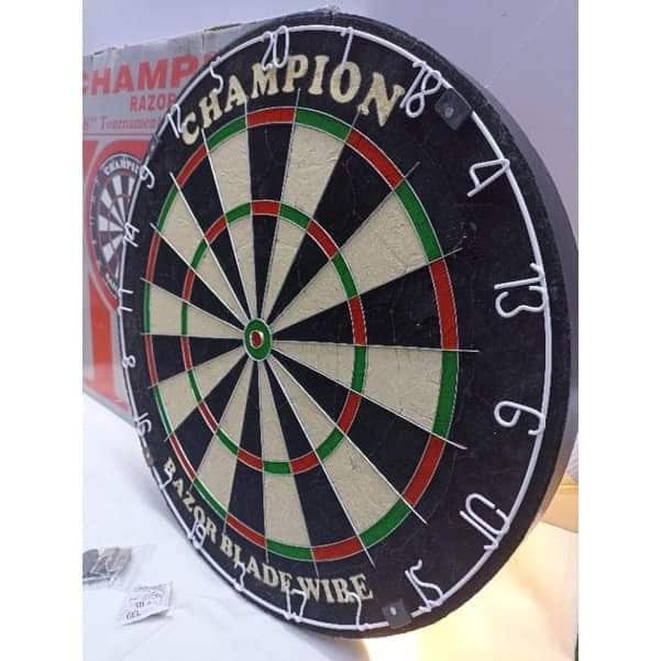 CHAMPION RAZOR BLADE WIRE DARTBOARD/DARTBOARD/GAME ROOM/DARTS Shopee