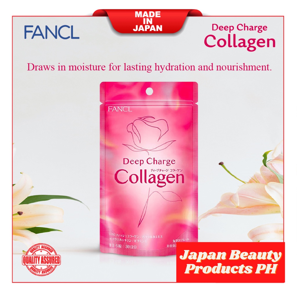 JAPAN FANCL HTC Deep Charge Collagen 30 Days 180 Tablets | Shopee ...