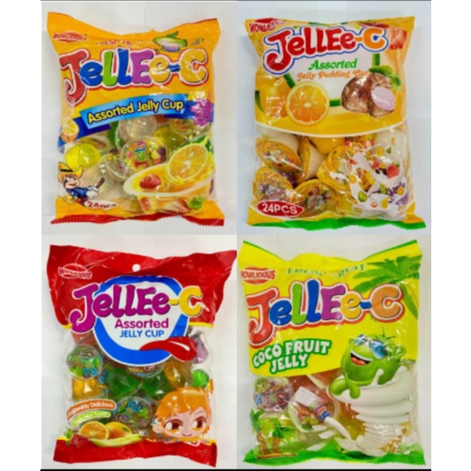 Addictive Sa Sarap Sweet JelleeC Pudding Jelly Candy 24 pcs