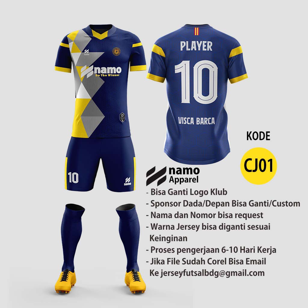 Can Unit Custom Jersey Futsal Bandung Original Namo Apparel Premium Dryfit Material Shopee Philippines