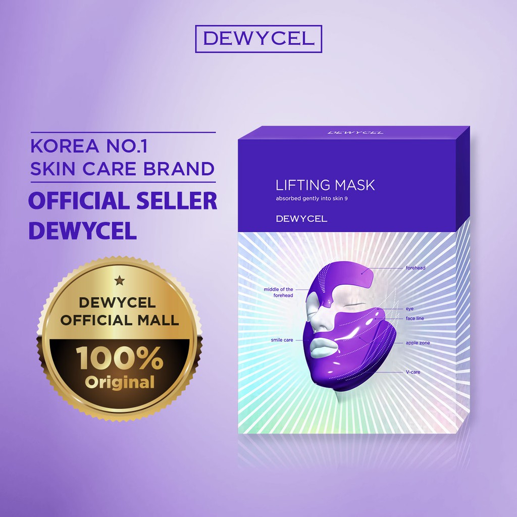 DEWYCEL SEVEN LIFTING FACIAL MASK (4 Masks) Shopee Philippines