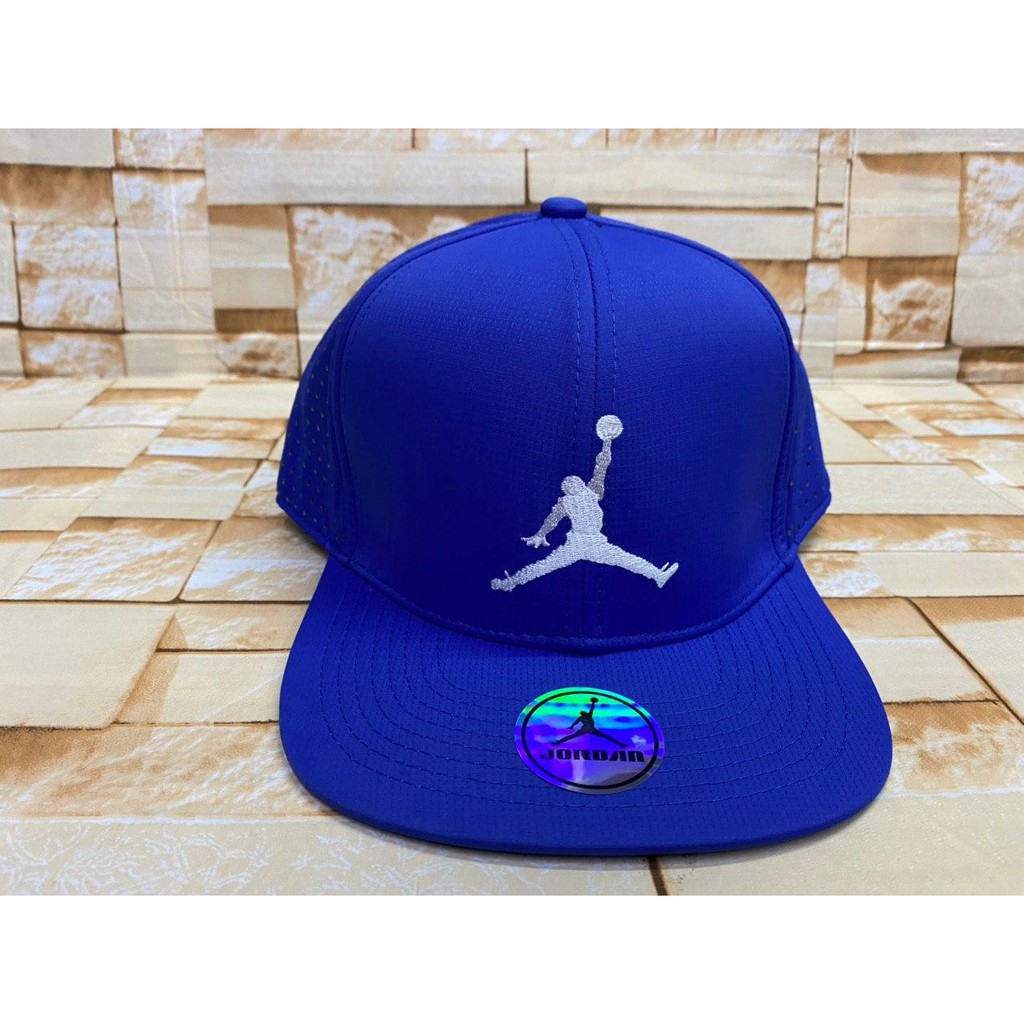 blue jordan hat