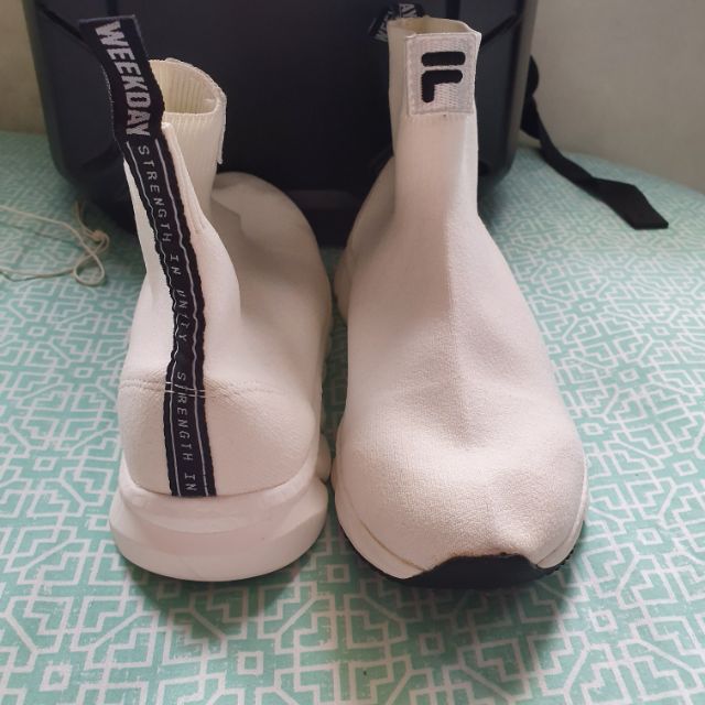 fila x weekday florence sock shoes