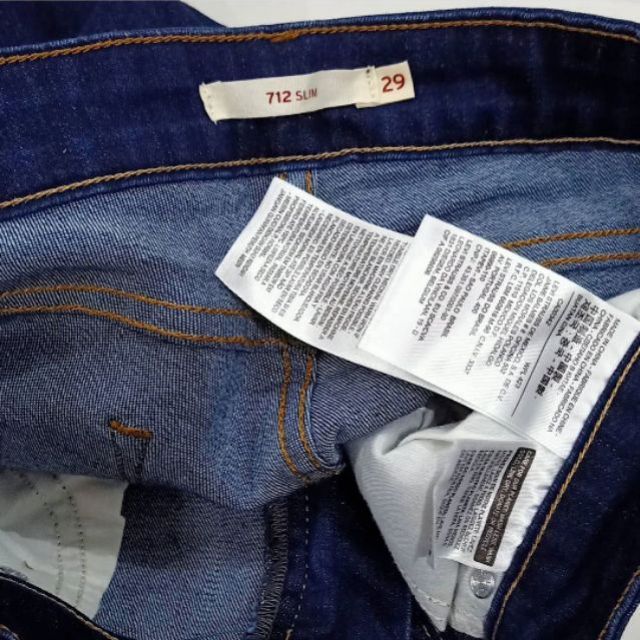 Levi's 712 Slim Straight Women's Denim Pants | Shopee Philippines