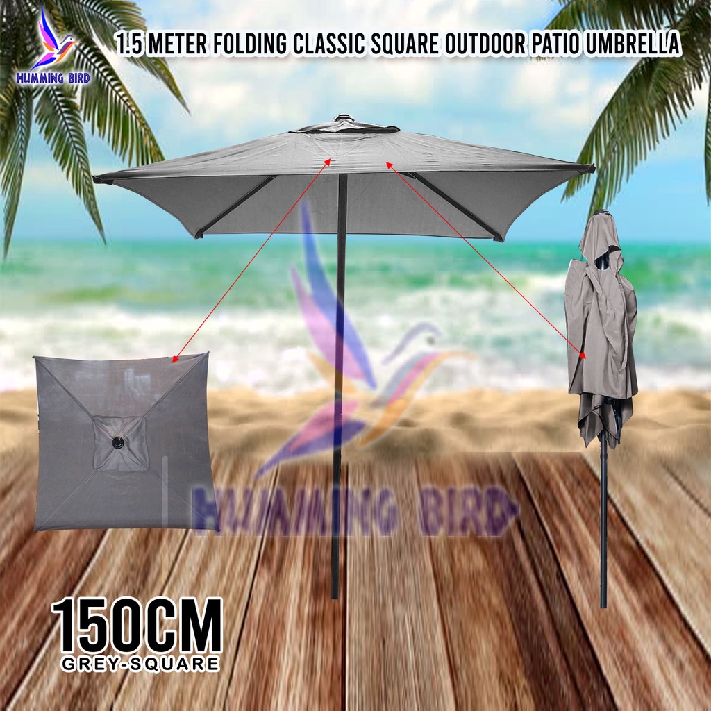 Hummingbird Umbrellas folding, automatic Umbrellas Classic SQUARE