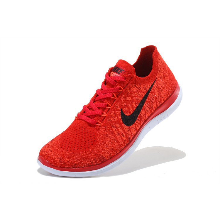 nike free flyknit 4.0 mens red