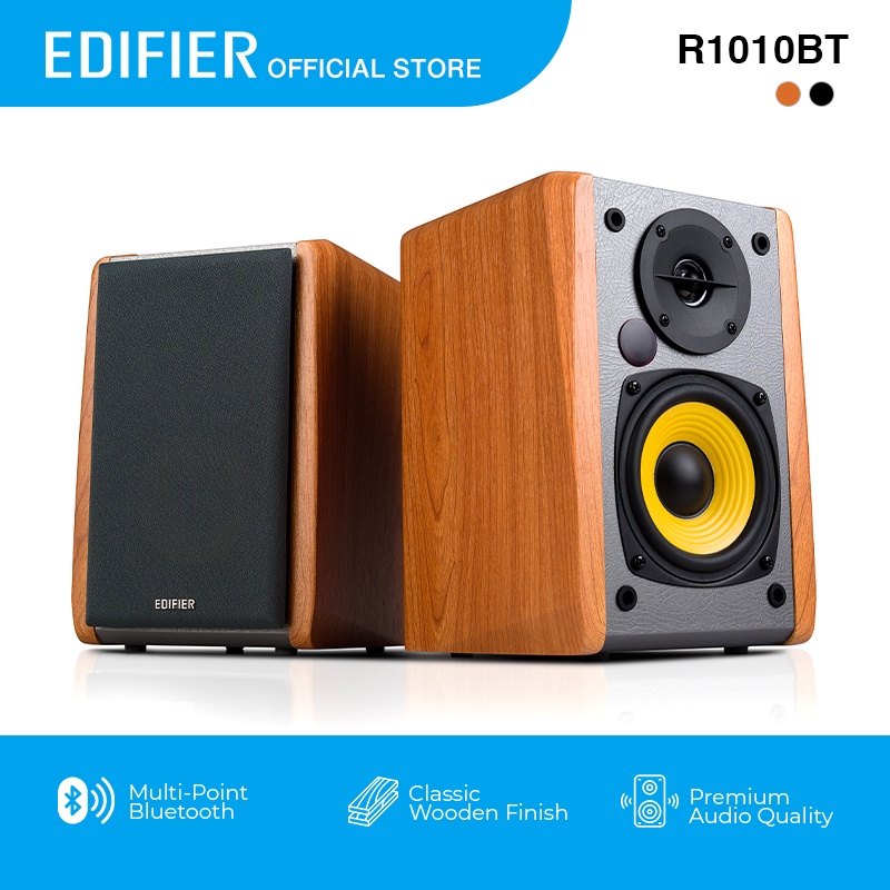 Edifier R1010BT Speakers Multi-point Bluetooth V4.0 Classic wood finish ...