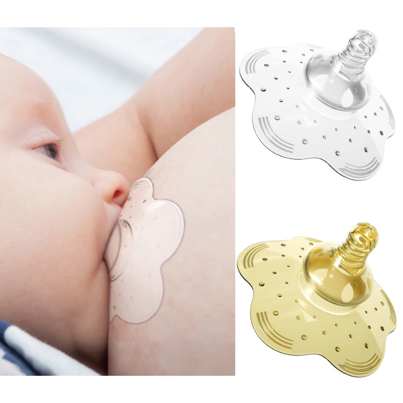2 Pcs Nipple Protector Diameter 5.5cm Shield Breast Feeding for Baby BR 