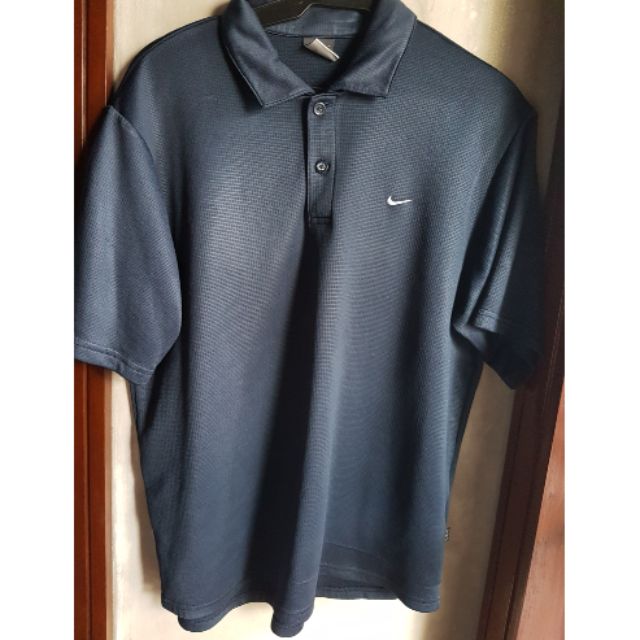 NIKE MEN'S DRI FIT COLLARED POLO SHIRT, NAVY-XL | Shopee Philippines