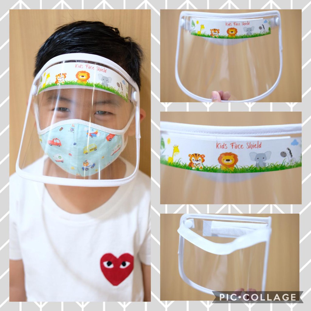 Face Shield For Children / Kids Children's Face Shield Shopee