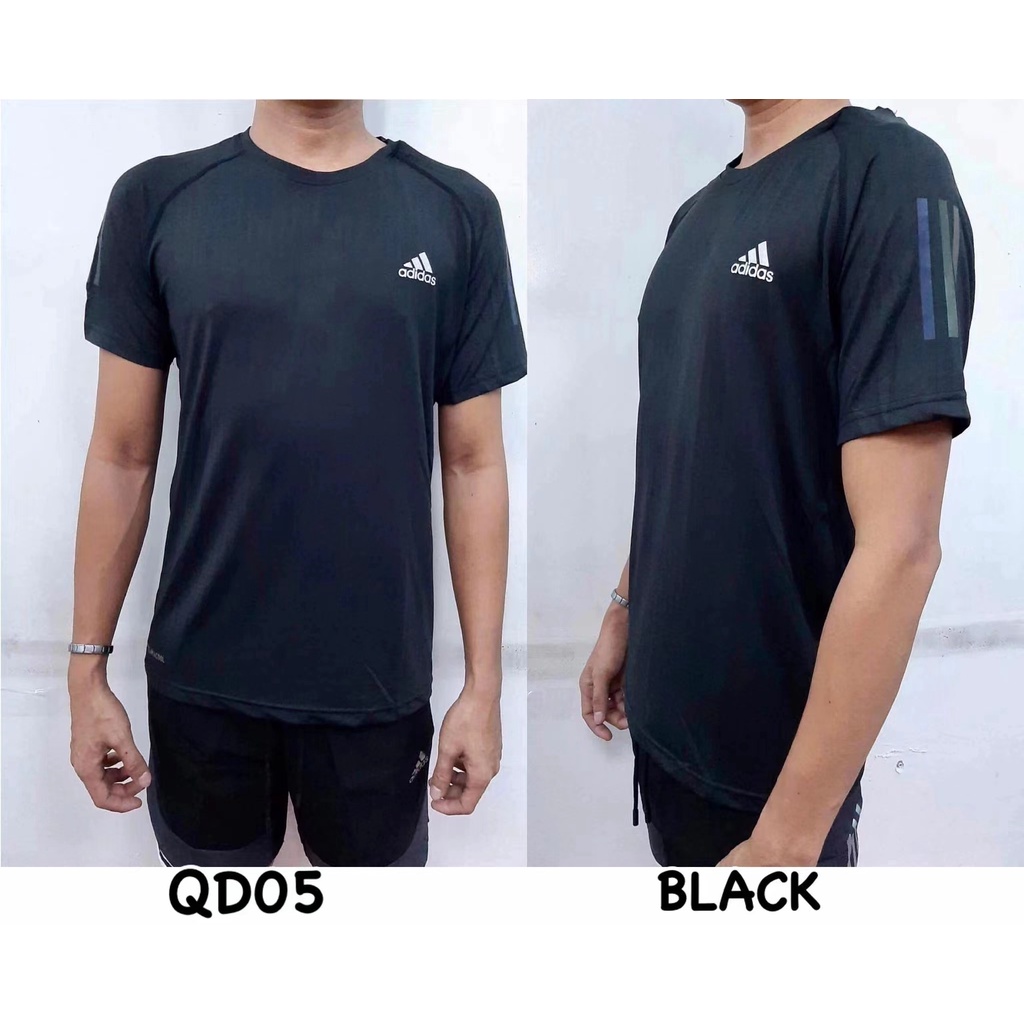 Men'S Adidas Dri-Fit T-Shirt Quick-Drying Fitness Outdoor Activities Sport  Shirt Plain T-Shirt Qd05 | Shopee Philippines