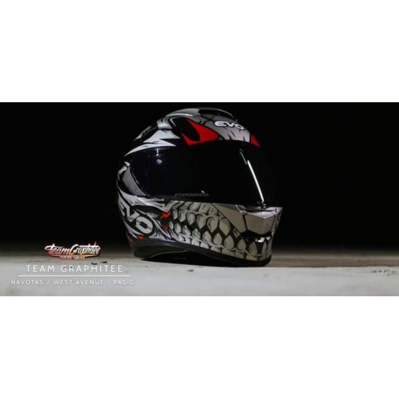 Evo Helmet Gt Pro Mono Color Wraith Shopee Philippines