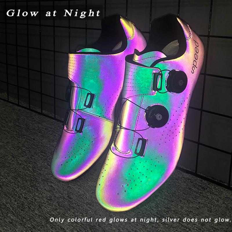 COD！ Ultralight Carbon Fiber Cycling Shoes Cleat shoes Nonslip Men's Road Bike Shoes Breathable