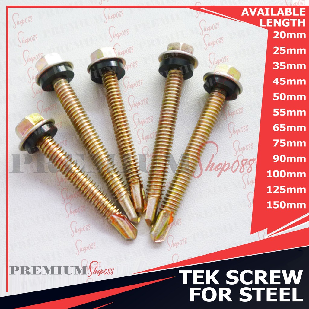 10-50-100pcs-tek-screw-for-metal-steel-tekscrew-screws-20mm-25mm-35mm