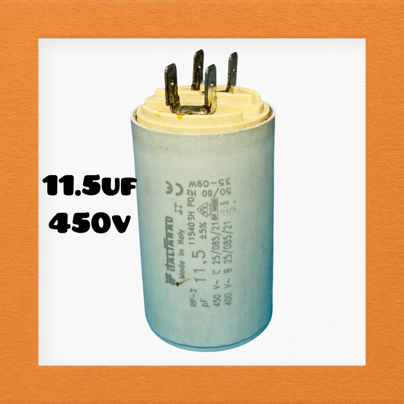 2.5uF - 18uF 450V Starting / Running Capacitor Comar or Italfarad | Made in  Italy | SK Electrical | Shopee Philippines
