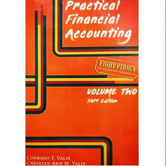PRACTICAL FINANCIAL ACCOUNTING Volume Two 2019 Edition Shopee Philippines