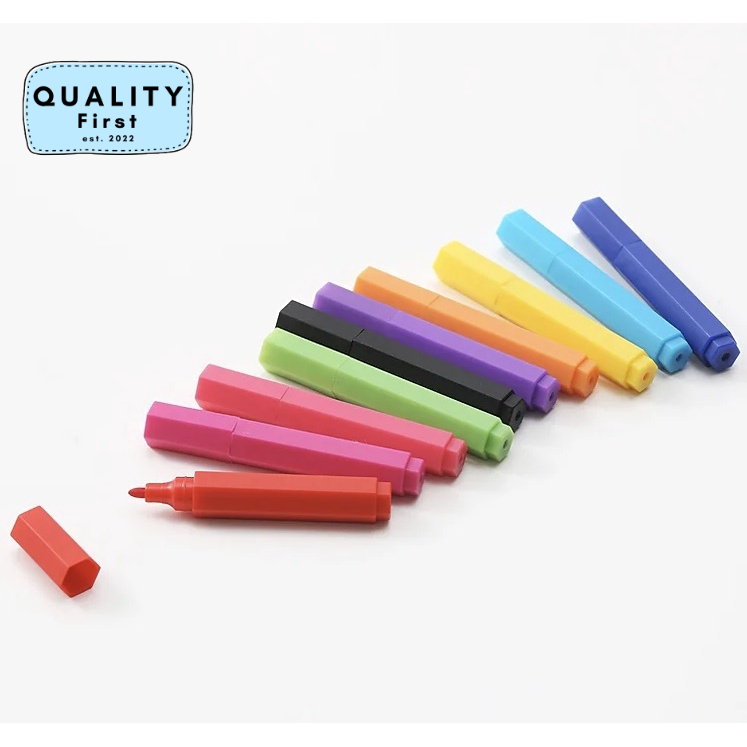 Muji Hexagonal Mini Waterbased Twin Pen 10color Pack Shopee Philippines