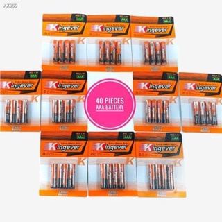 ✜Kingever King Ever Extra Heavy Duty AA or AAA 3A/2A Battery 40pcs Batteries 10 Pack 1 Box