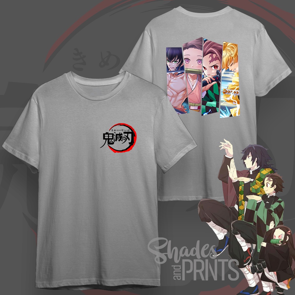 Anime Shirt Demon Slayer Hashira Members Logo Customized Unisex Shirt Streetwear