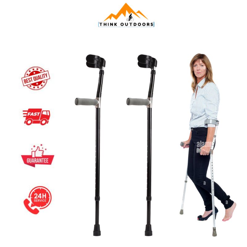 Crutches for the elderly rubber crutches adult crutches are made from