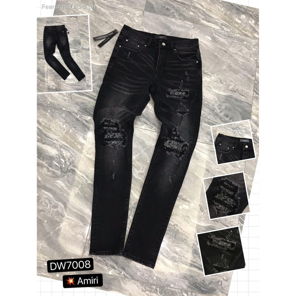 gray amiri jeans