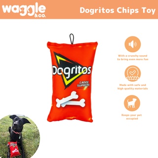Waggle & Co. Dogritos Chips Toy For Dogs with Crunchy Sound / Pet (Dog/Cat) Toy