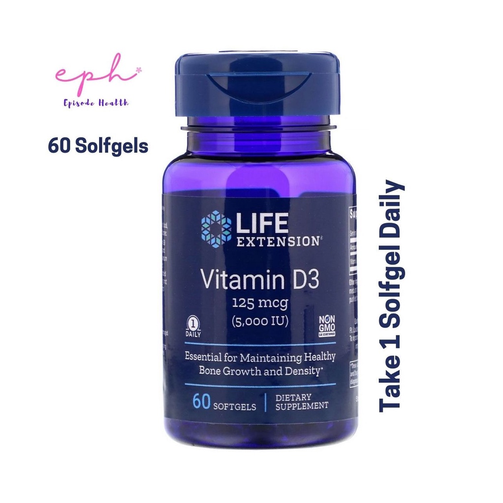 Life Extension Vitamin D3 125 Μg – ELDJ