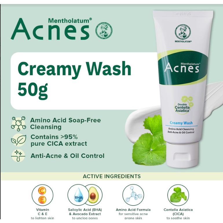 Acnes Creamy Wash 50g | Shopee Philippines