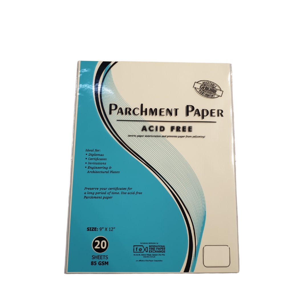 Parchment Paper 9X12 20Sheets Shopee Philippines