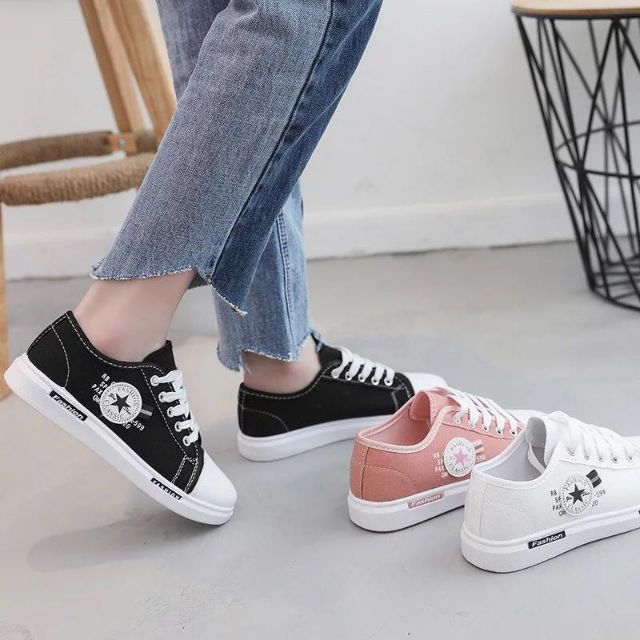 New Fashion canvas shoes for women Shopee Philippines