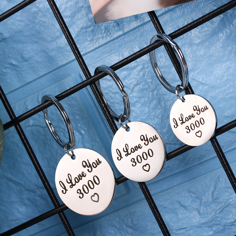 Future Wife Husband Gift Metal I Love You 3000 Keyring Shopee Philippines