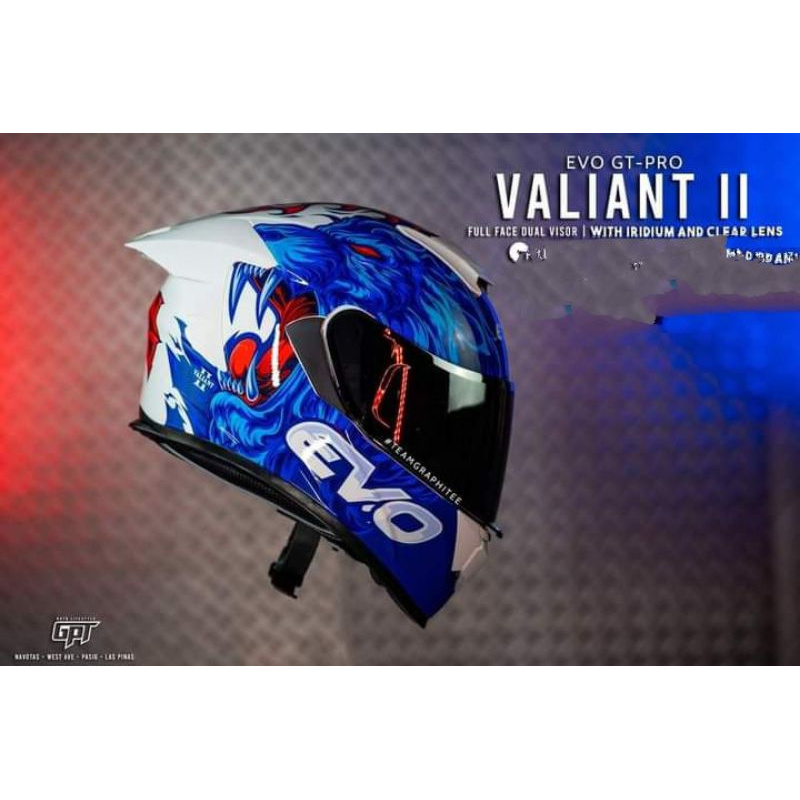 Evo Helmet Gt Pro Mono Color Renegade One Purple And Blue Valiant Ll Onhand Cod With Freebis Shopee Philippines