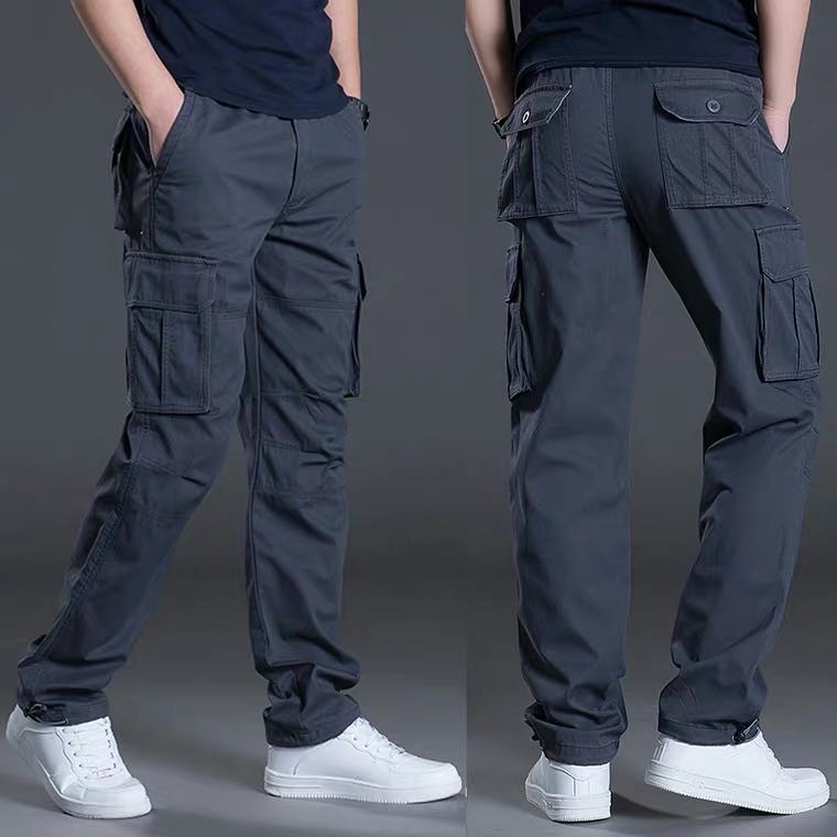 Fashion Type 6 Pocket Skinny Fit Type Cargo Pants For Men | Shopee ...