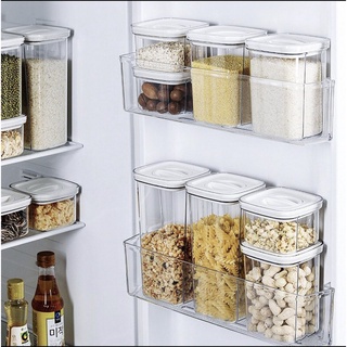 White Twist Lock Airtight Dry Food Container Jar Canister  Storage Kitchen Pantry (PET Plastic) #2