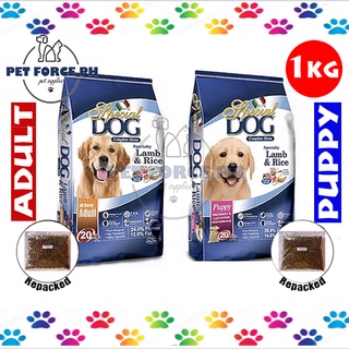 SPECIAL DOG Lamb & Rice Adult and Puppy Dog Food 1kg REPACKED