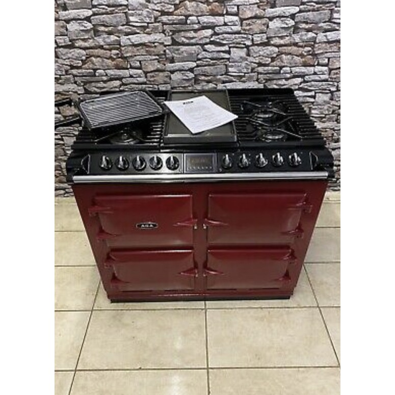 Brand New Aga Six Four Series Claret Dual Fuel Range Cooker Natural Gas With Hot Plate Shopee Philippines