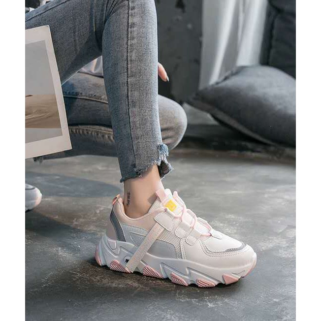 gray wedge sneakers