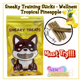 Sneaky training sticks Wellness tropical pineapple 80grams! dog and cat pet treats