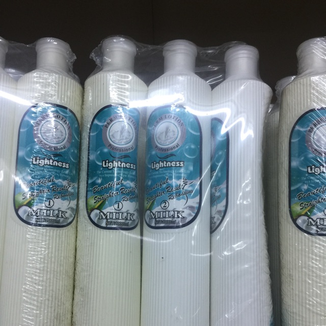 Lightness Perm Lotion Milk Coconut Rebonding 1000ml 3 Shopee Philippines