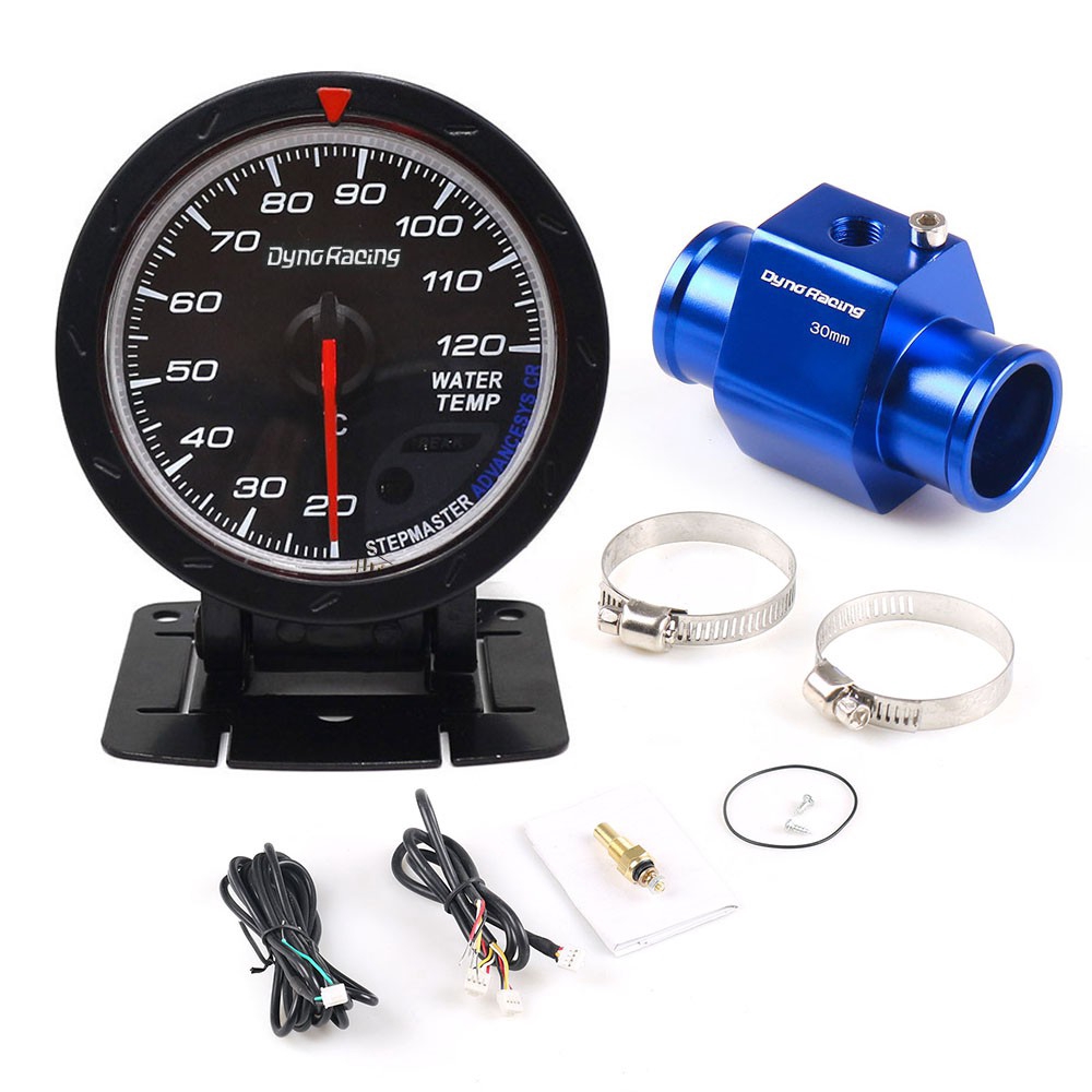 12V Universal Water Temp Gauge Kit 20-120 ℃ Digital Blue LED Water Thermometer Gauge Meter 60mm For Auto Car Racer Truck 