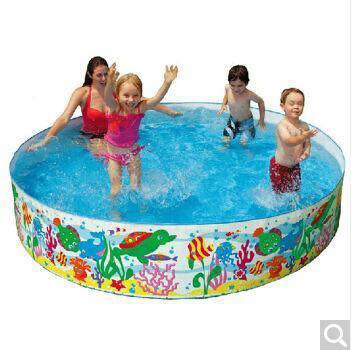 inflating intex pool