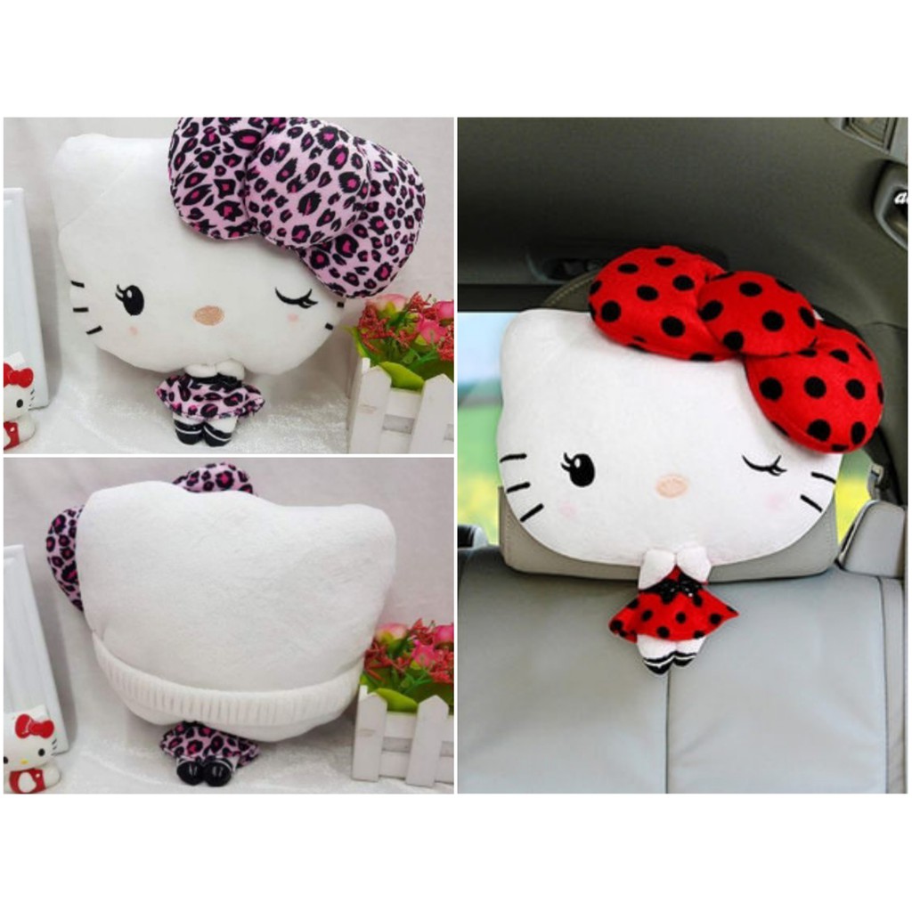 Hello Kitty Car Headrest / Neck Pillow Shopee Philippines