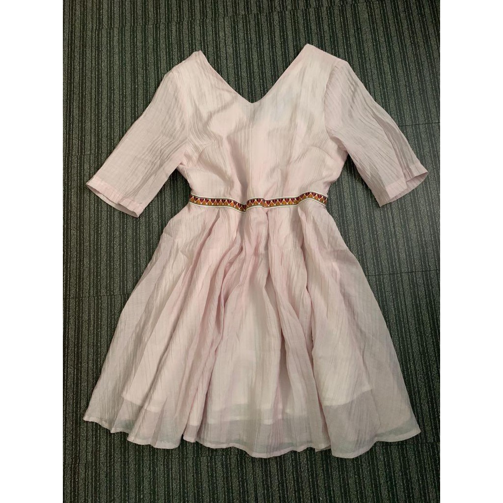 old rose semi formal dress