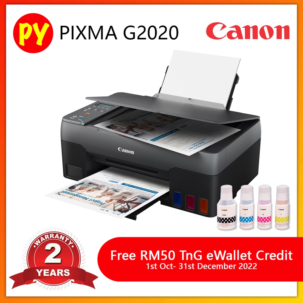 Canon PIXMA G2020 Bottle Ink Tank AIO (G2010) G2020 Print, Scan, Copy ...