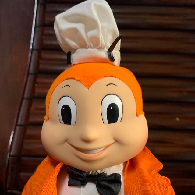 Vintage Jollibee orange doll | Shopee Philippines