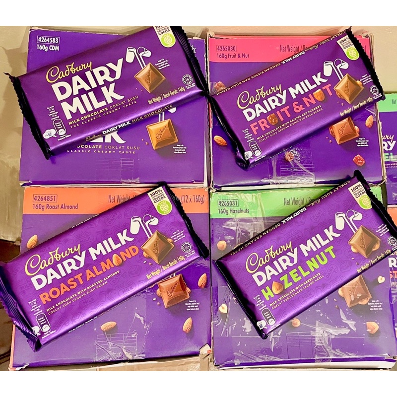 Cadbury Dairy Milk 160g | Shopee Philippines