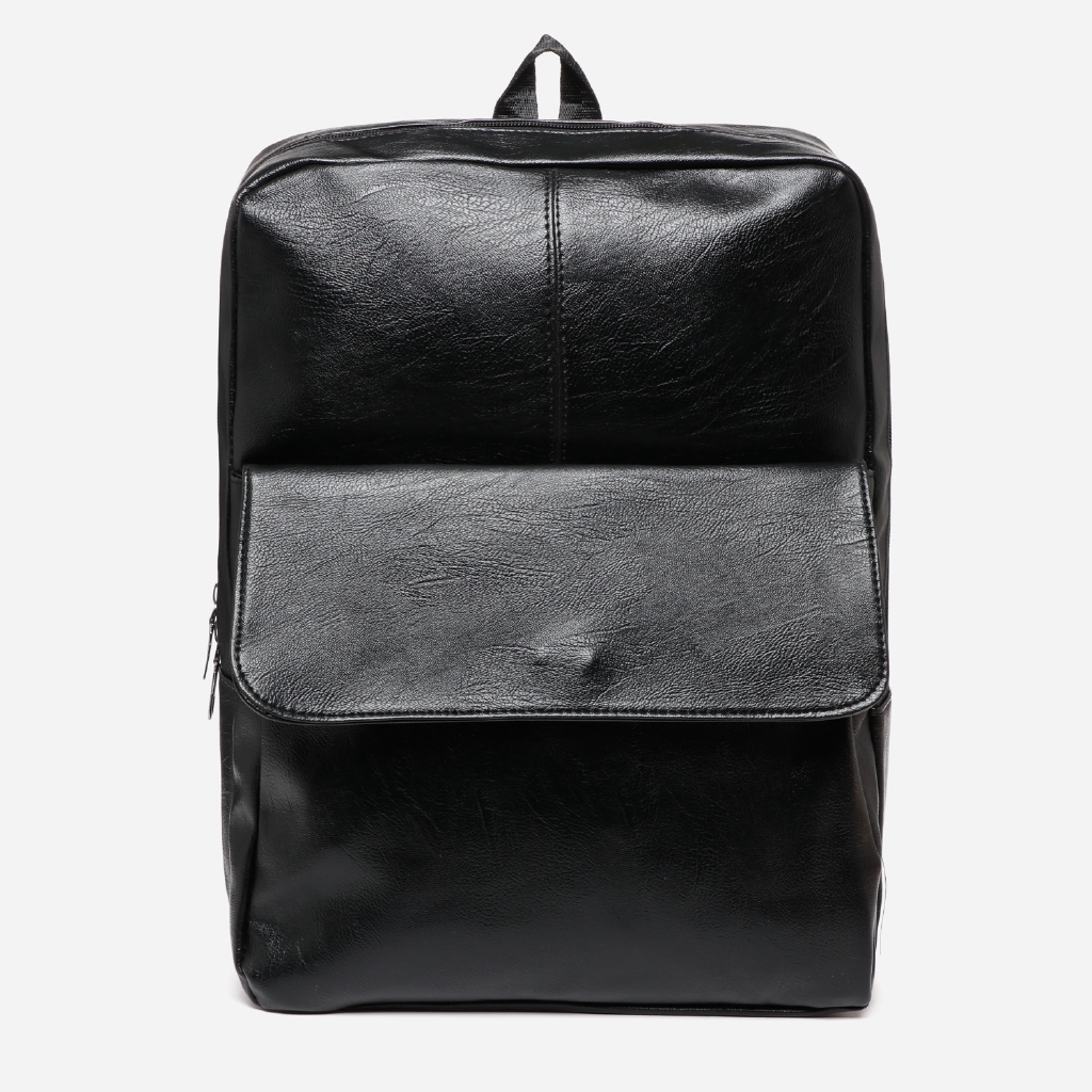 leather office backpack for mens