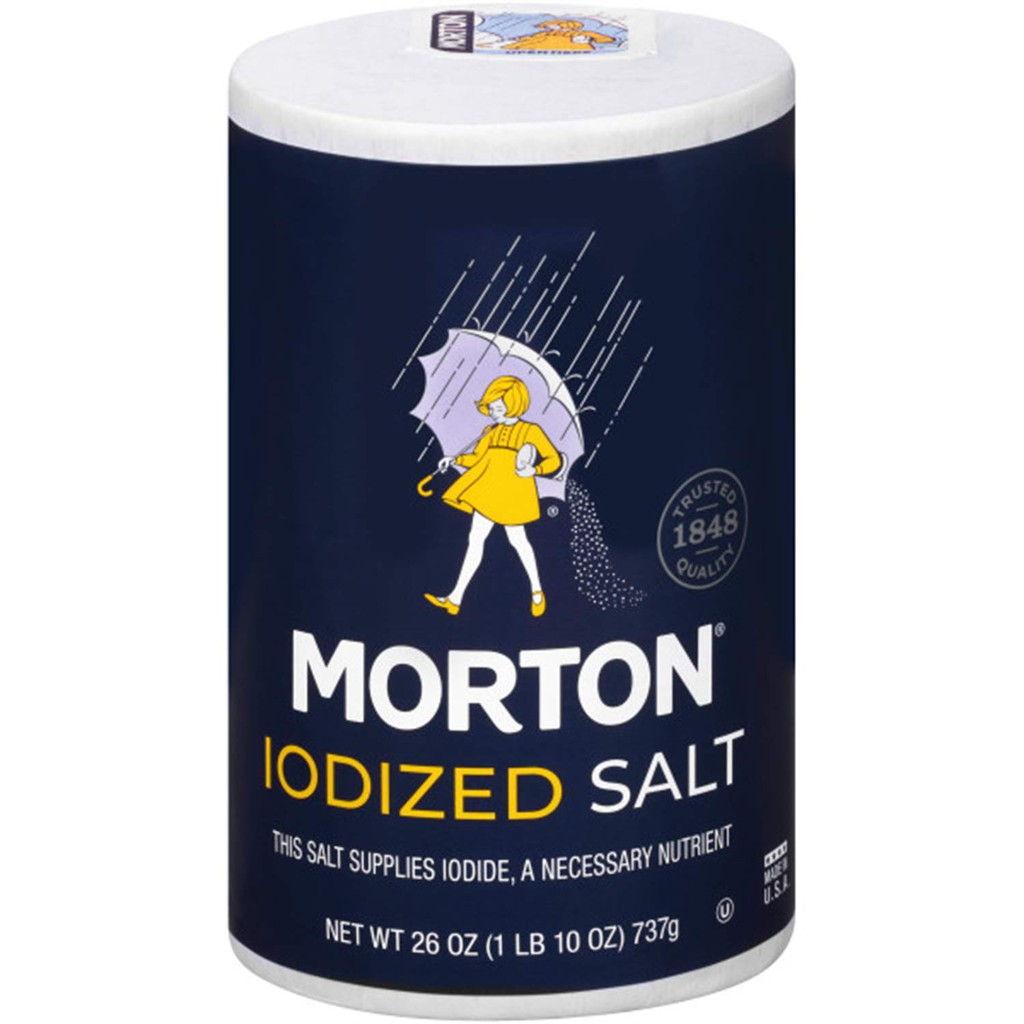 Morton Iodized Table Salt 737g Shopee Philippines